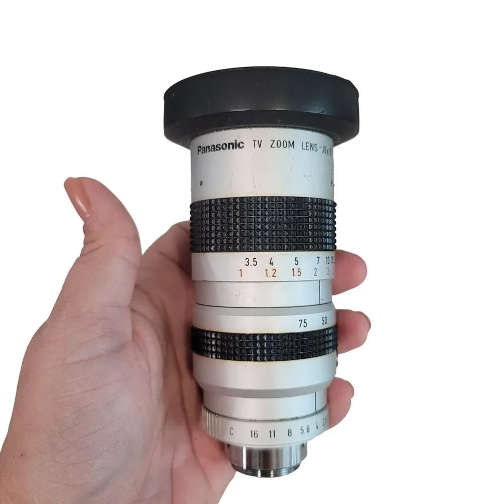 Camera lens bundle. TV Zoom Lens J6x12, Auto Zoom 80-200 f3.8, FD 50mm 1:1.8